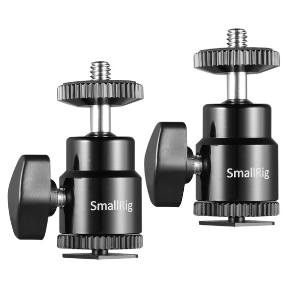 SmallRig(スモールリグ) コールドシュー &1/4インチネジアダプター(2個入り) 2059