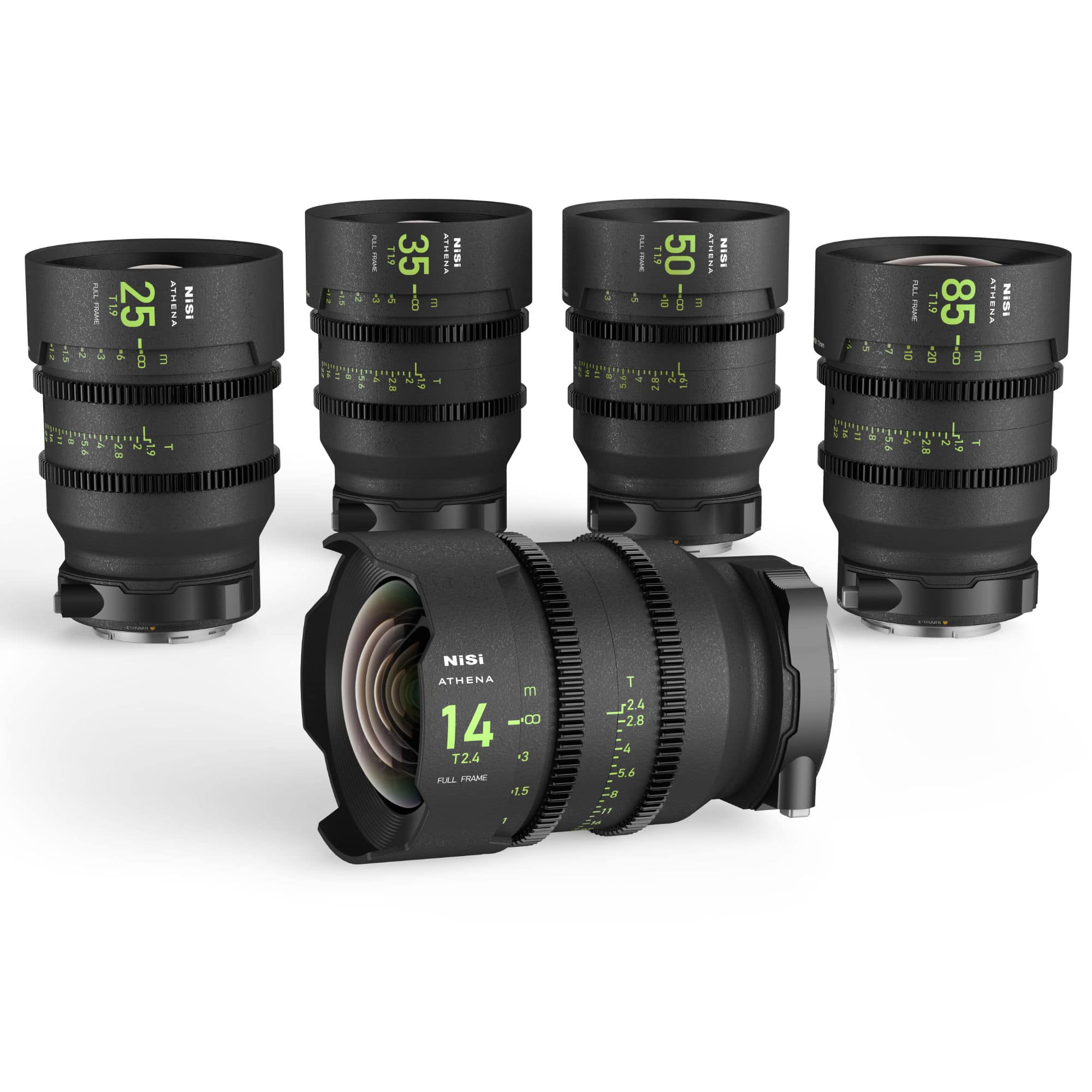 NiSi(ニシ) ATHENA PRIME LENS SET(14mm/25mm/35mm/50mm/85mm) ソニーEマウント