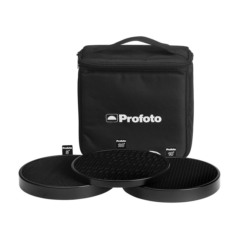 【ポイント3倍/SALE】Profoto(プロフォト) グリッド 5°/10°/20°キット 180mm 900849