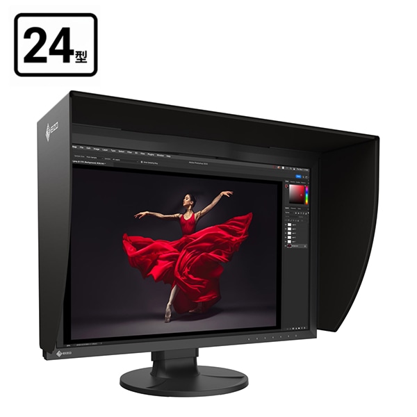【会員価格/SALE】EIZO(エイゾー) ColorEdge CG2400S 24.1型 カラーマネージメント液晶モニター(遮光フード付) ブラック CG2400S-BK