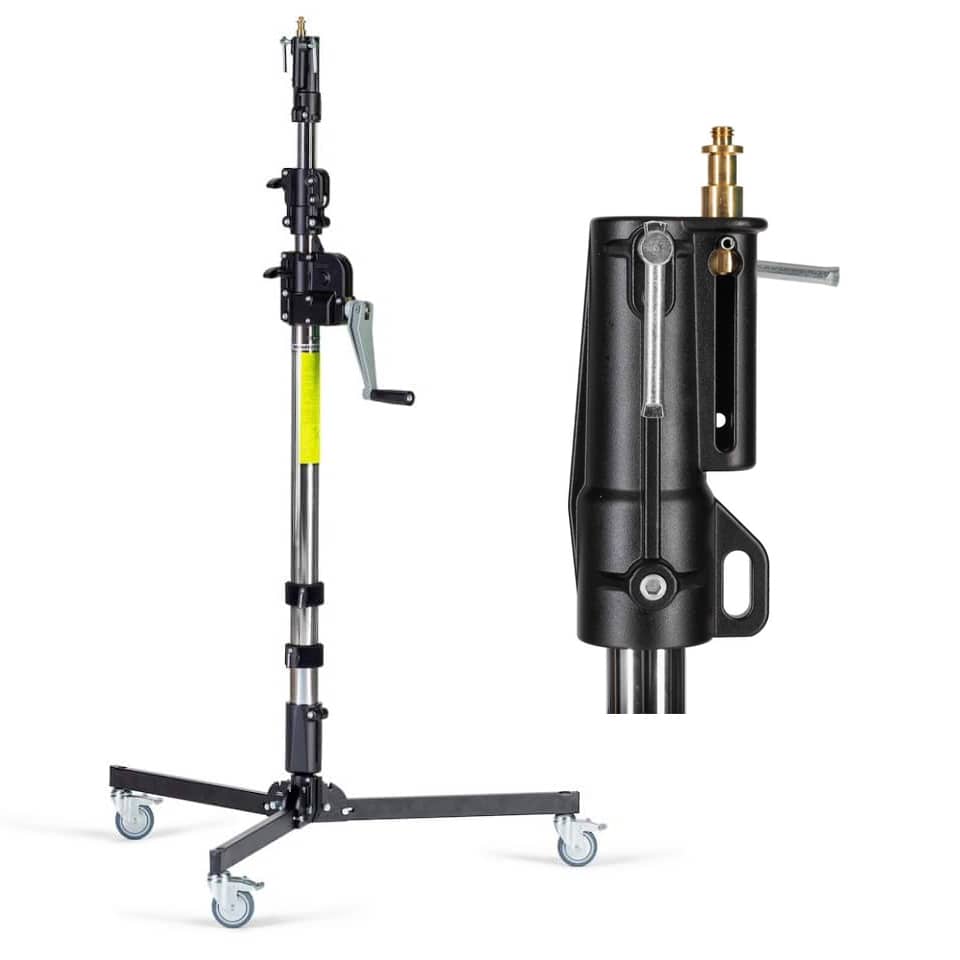 Manfrotto(マンフロット) ローベースワインドアップスタンド 3段 276cm 087NWLB