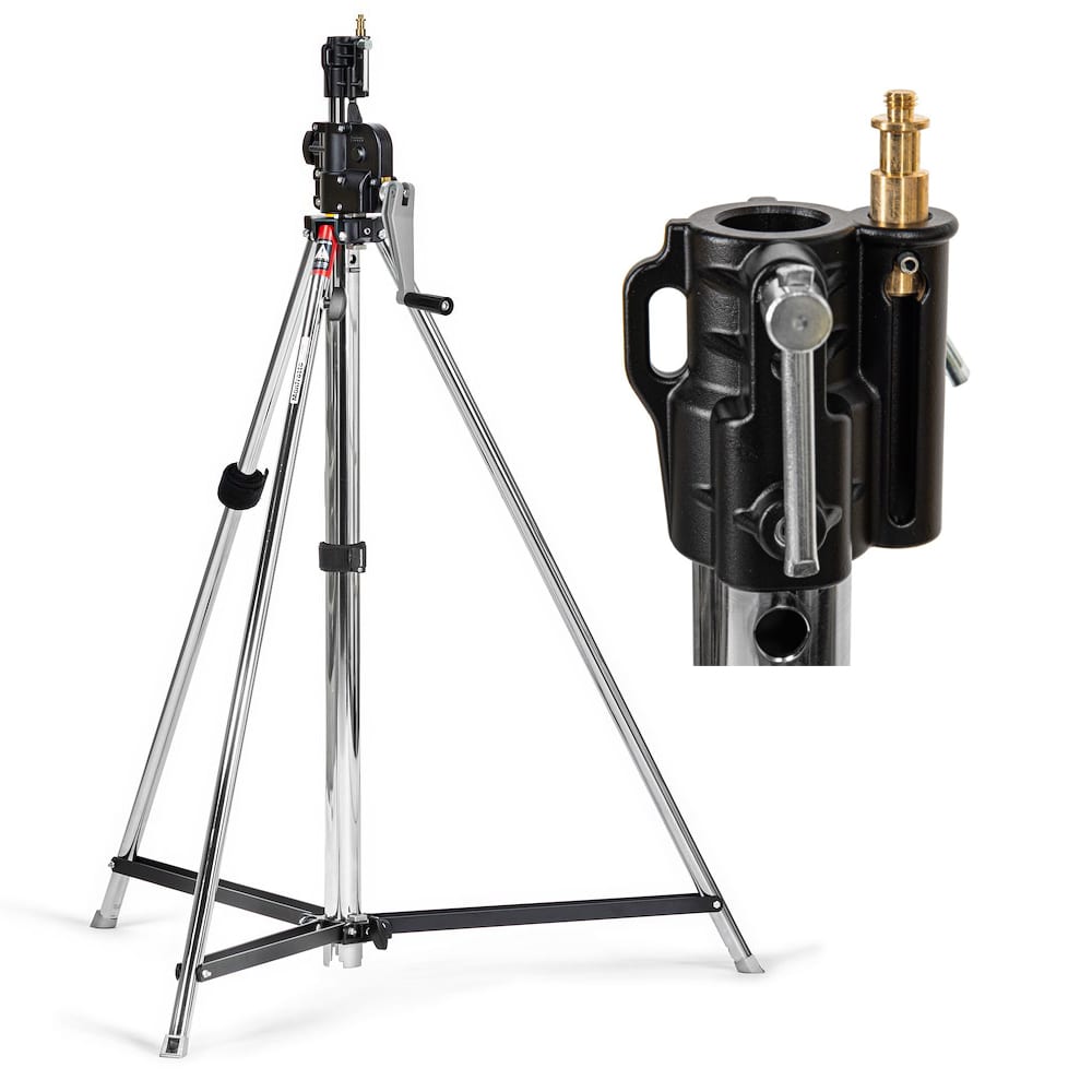 Manfrotto(マンフロット) ワインドアップスタンド 2段 247cm シルバー 083NW