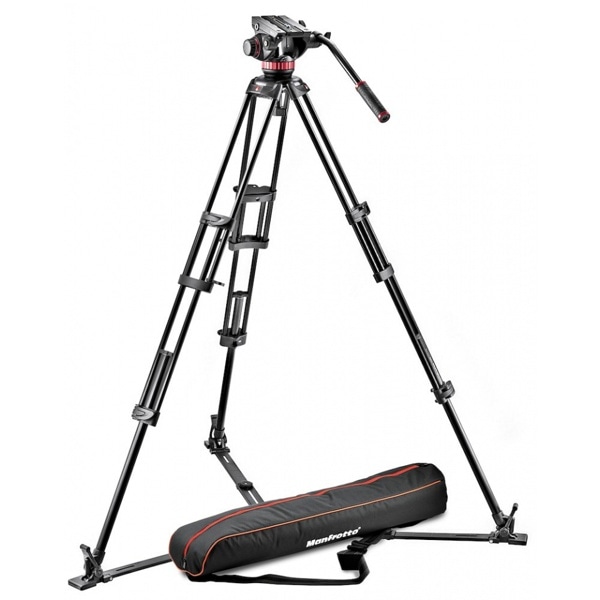 Manfrotto(マンフロット) ビデオキットツイン3段アルミGSタイプ MVH502A,546GB-1
