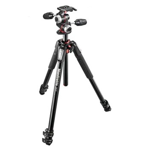 Manfrotto(マンフロット) 055プロアルミニウム三脚 3段+RC2付き3ウェイ雲台キット MK055XPRO3-3W
