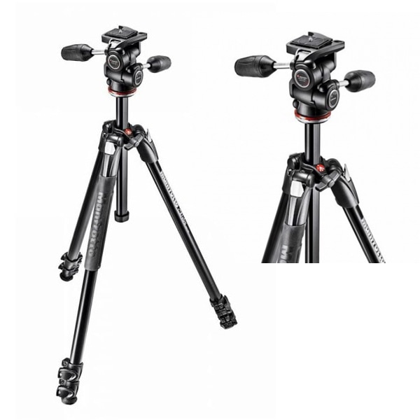 Manfrotto(マンフロット) 290XTRAアルミニウム3段三脚+3ウェイ雲台キット MK290XTA3-3W