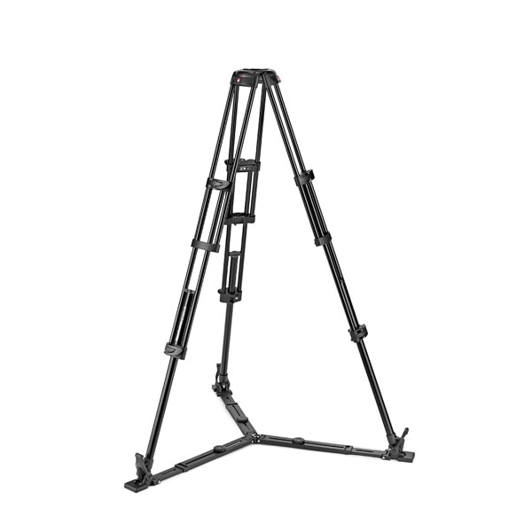 Manfrotto(マンフロット) アルミツインビデオ三脚 グラウンドスプレッダー付属 MVTTWINGA