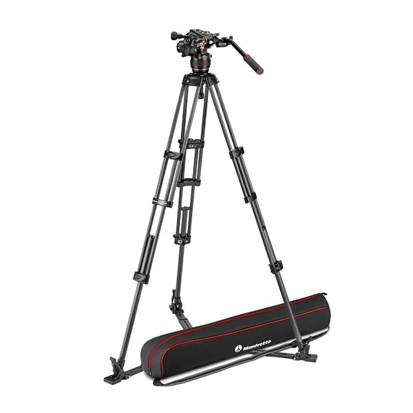 Manfrotto(マンフロット) ナイトロテック608ビデオ雲台+カーボンツイン三脚(MVTTWINGC)GS MVK608TWINGC