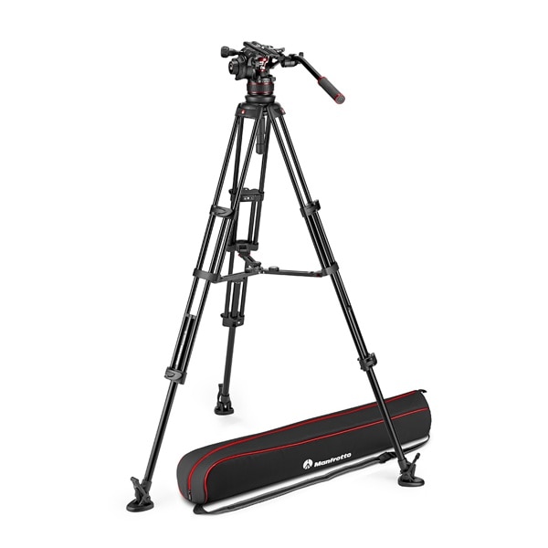 Manfrotto(マンフロット) ナイトロテック612ビデオ雲台+アルミツイン三脚(MVTTWINMA)MS MVK612TWINMA