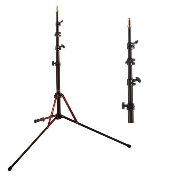 【9/18-OUTLET】Manfrotto(マンフロット) ナノポール 4段ライトスタンド 195cm オスダボ MS0490A-1