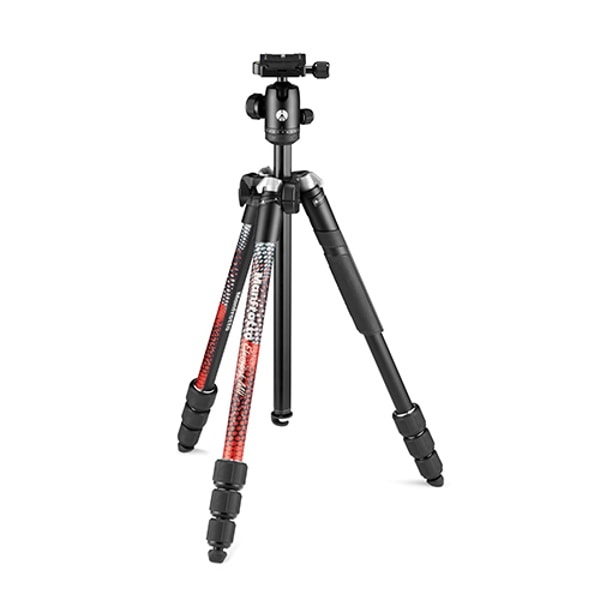 Manfrotto(マンフロット) ElementMIIアルミニウム4段三脚 キット レッド MKELMII4RD-BH