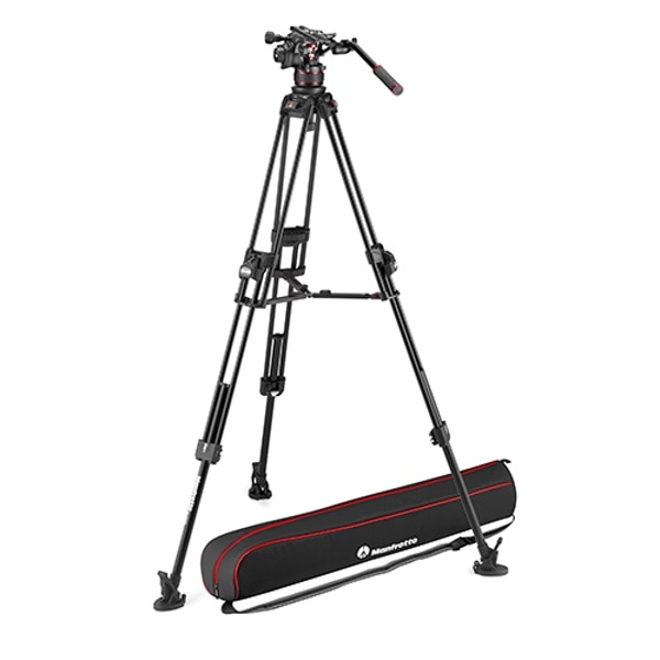 Manfrotto(マンフロット) ナイトロテック612ビデオ雲台+645FASTアルミ三脚 MVK612TWINFA