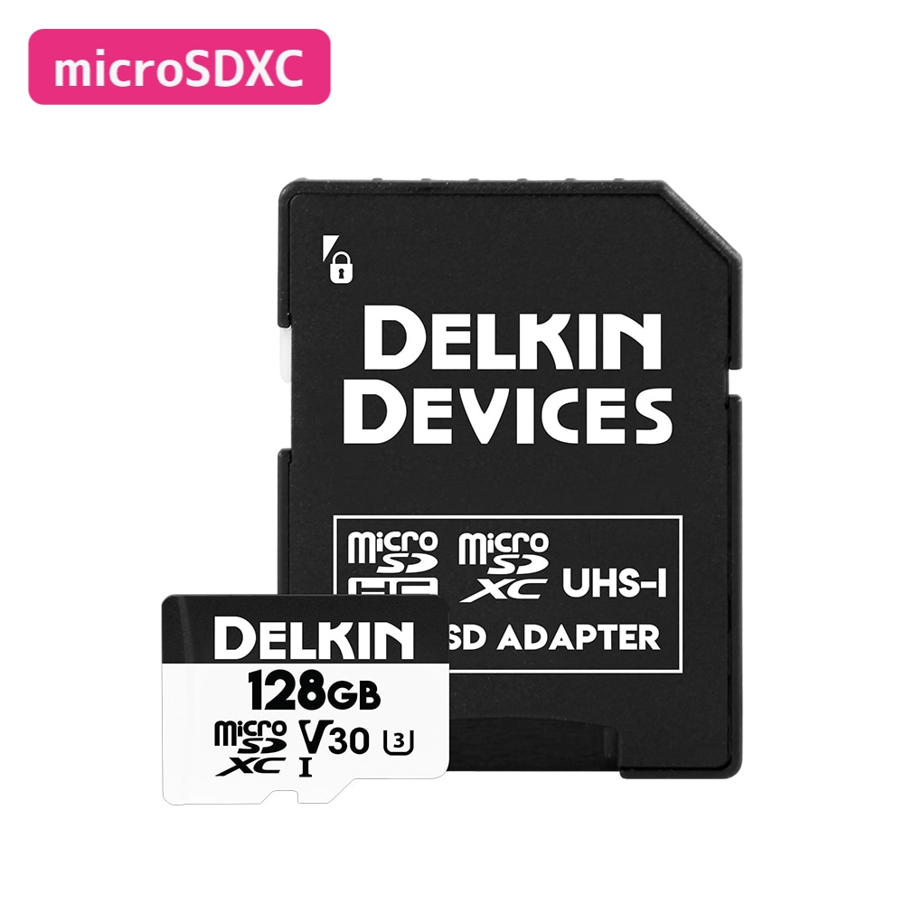 【-9/30 10%OFF】Delkin Devices(デルキン デバイセズ) DRONE microSD UHS-I (V30) 128GB DMDRNV3128