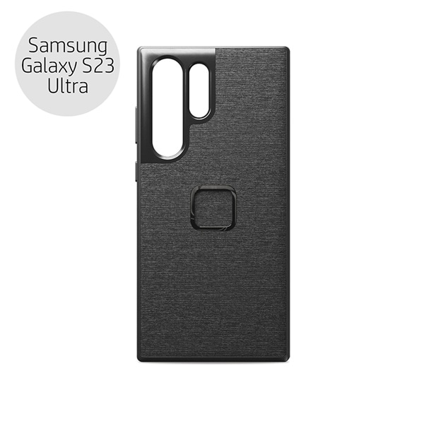 【6/12-OUTLET】Peak Design(ピークデザイン) エブリデイ ケース Samsung Galaxy S23 Ultra チャコール / M-MC-BF-CH-1