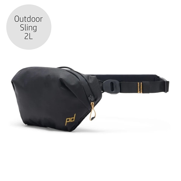 【20％OFFキャンペーン】Peak Design(ピークデザイン) アウトドア スリング 2L ブラック / BAS-2-BK-1