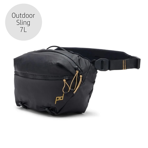 【20％OFFキャンペーン】Peak Design(ピークデザイン) アウトドア スリング 7L ブラック / BAS-7-BK-1