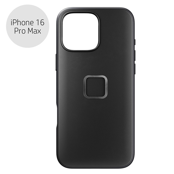 Peak Design(ピークデザイン) エブリデイ ケース iPhone 16 Pro Max ブラック / クラリーノ / M-MC-BV-BK-1