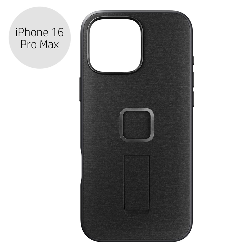 Peak Design(ピークデザイン) エブリデイ ループ ケース iPhone 16 Pro Max チャコール / ナイロンキャンバス / M-LC-BV-CH-1