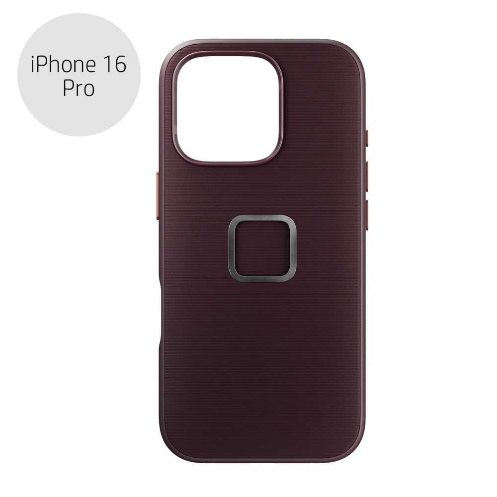 Peak Design(ピークデザイン) エブリデイ ケース iPhone 16 Pro エクリプス / ナイロンキャンバス / M-MC-BU-EP-1