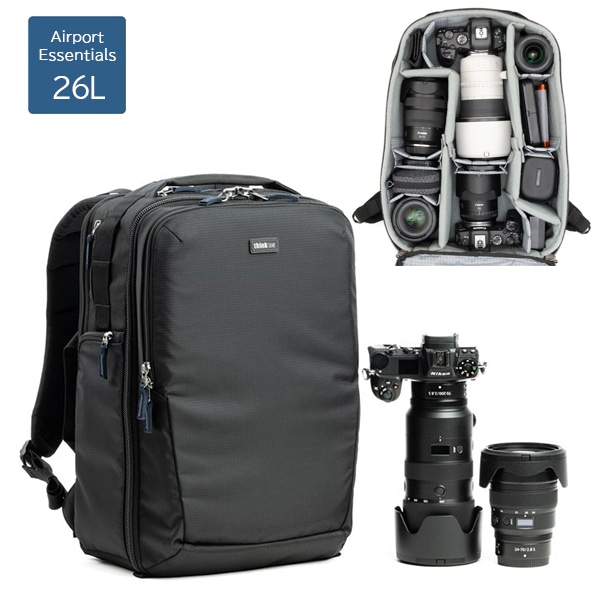 thinkTANKphoto(シンクタンクフォト) エアポート エッセンシャルズ 26L ブラック
