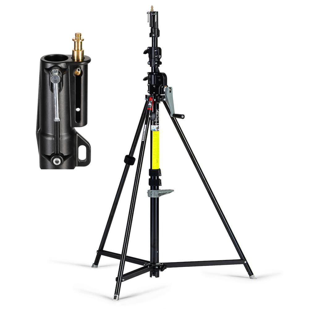 Manfrotto(マンフロット) ワインドアップスタンド 370cm ブラック 087NWB