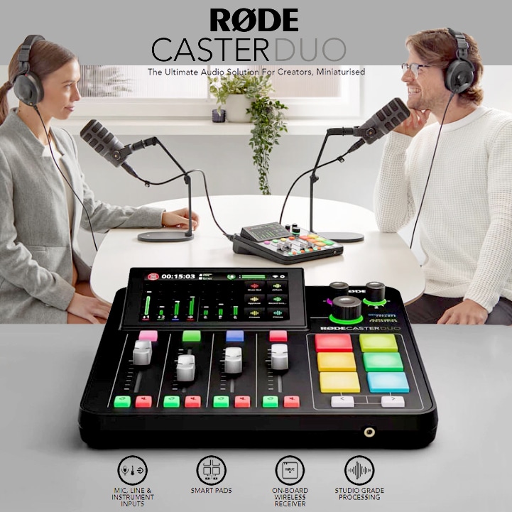 【RODE】コンパクトオーディオソリューション『RODE Caster Duo』